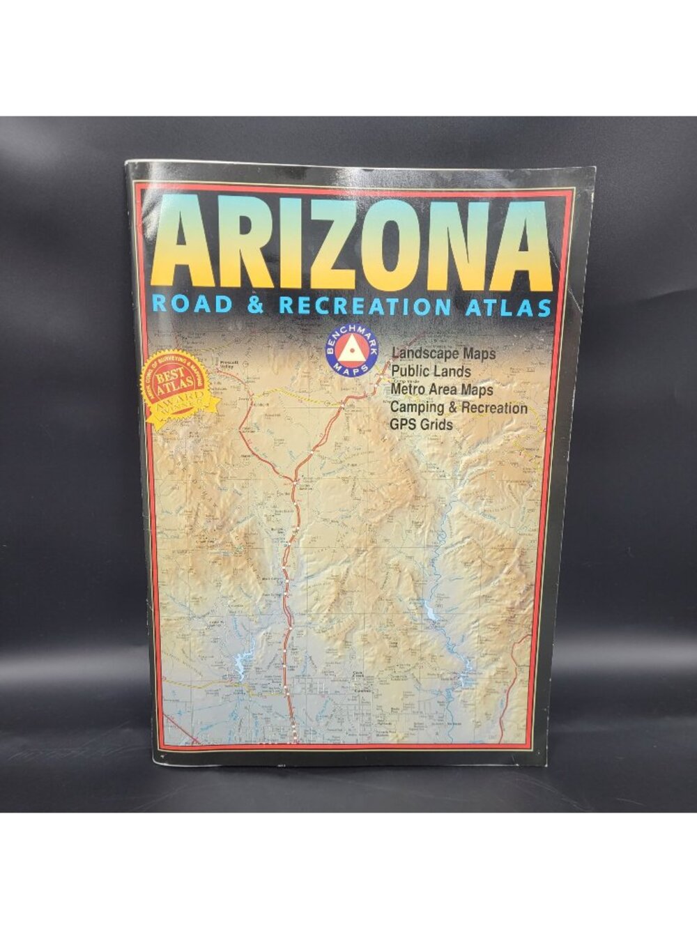 Benchmark Maps Arizona Road & Recreation Atlas Landscape Topography Public Lands